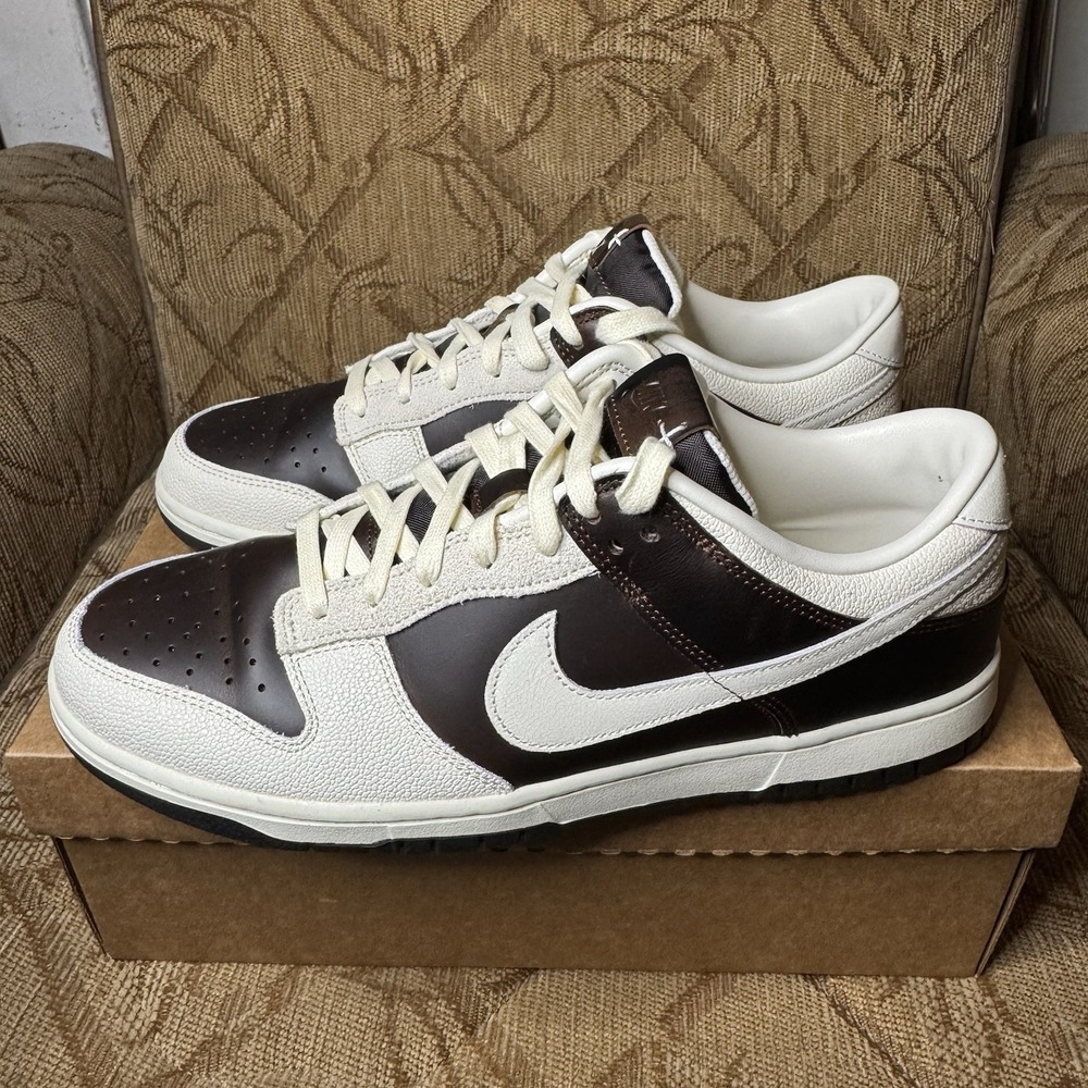 Nike Dunk Low Retro Fauna Brown Soft Pearl  Shoes Men's 11.5 Excellent